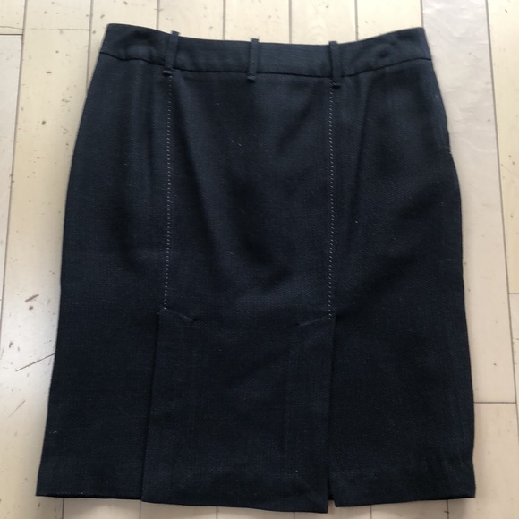 MAX STUDIO SPECIAL EDITION BLACK ZIP FRONT SKIRT Size6 - Picture 2 of 7